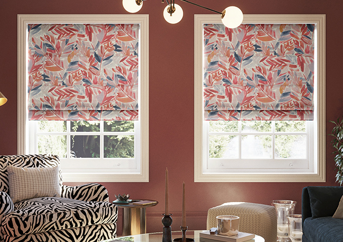 Acer, Mulberry - Motorised Roman Blind - Image 3